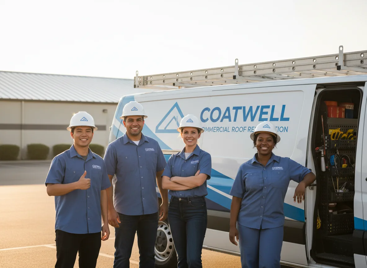 Commercial roof coating company in Hollandale, WI